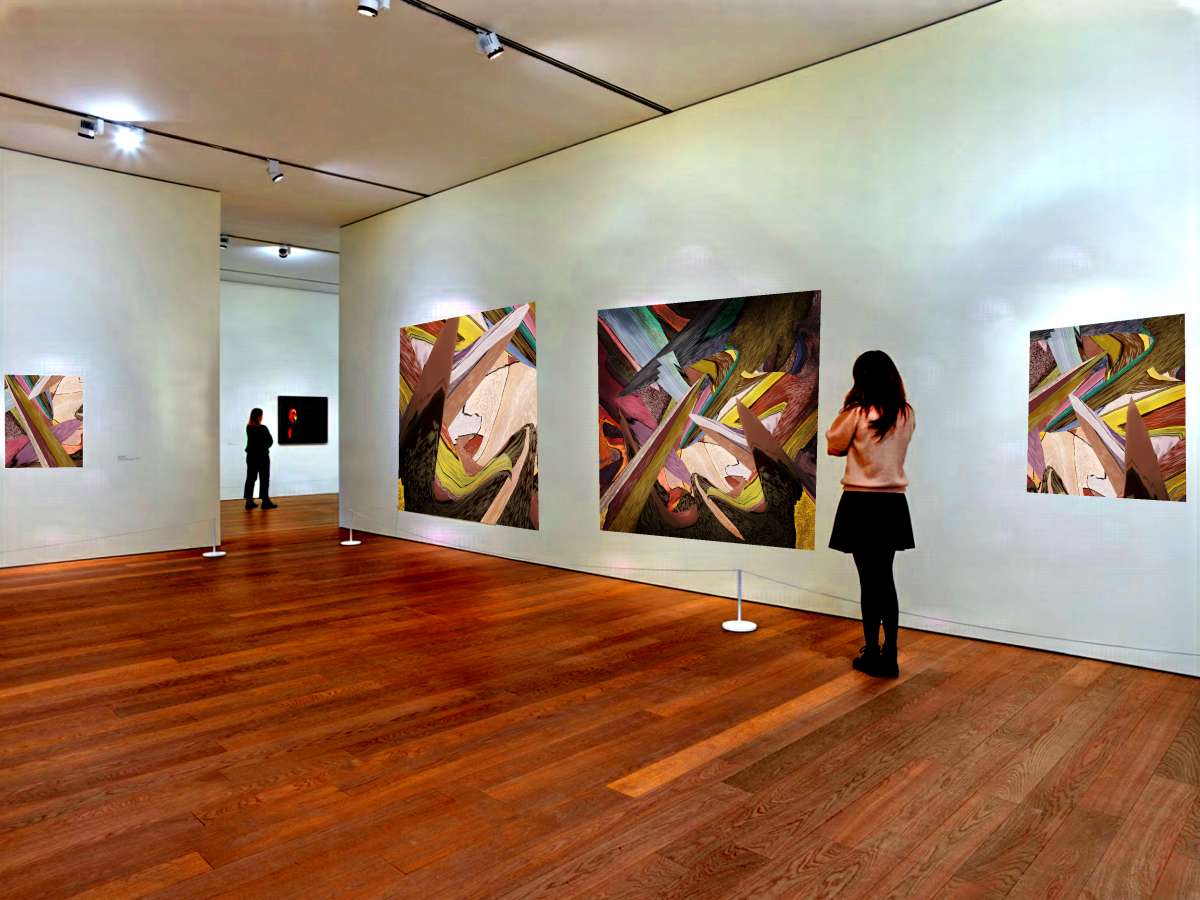 la paire version 3, chez Stéphane Vandeville, au chateau des Allues, 2018&nbsp;,