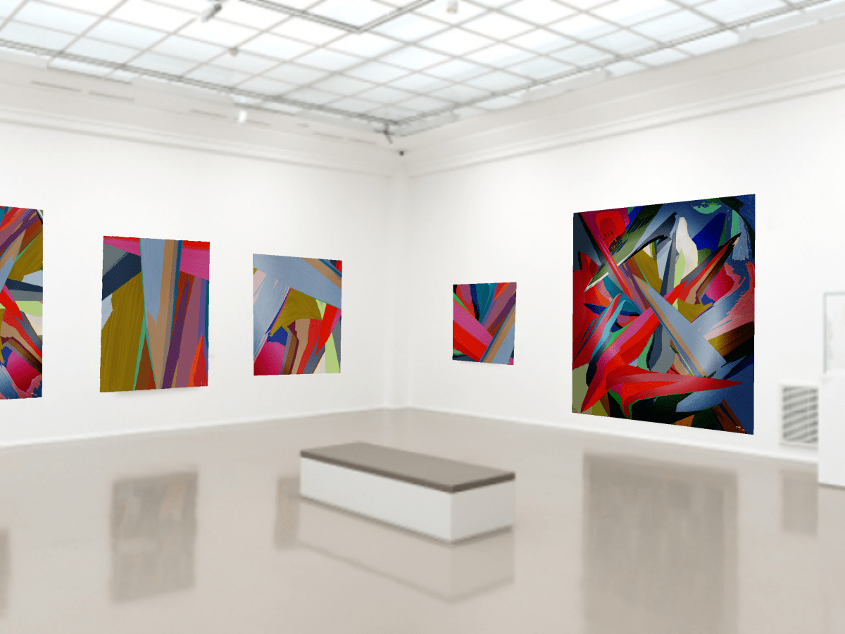 la paire version 2, chez Stéphane Vandeville, au chateau des Allues, 2018&nbsp;,